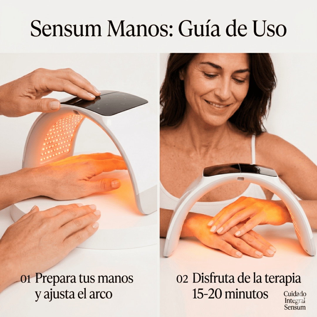 Terapia Rejuvenecimiento de Manos Luz Roja