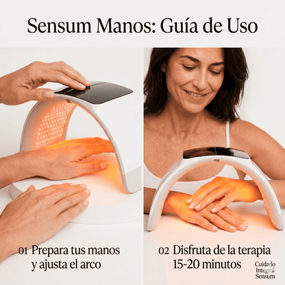 Terapia Rejuvenecimiento de Manos Luz Roja